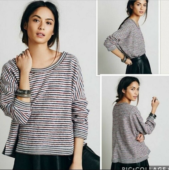 Free People Sweaters - Free People Little Ann Striped Sweater